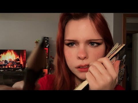 ASMR Mean Girl Draws You (I Have a Secret Crush on You) Gum Chewing