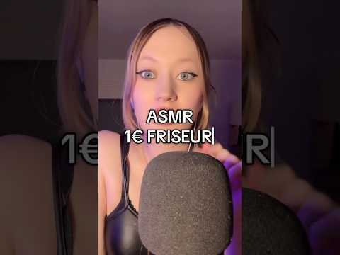 ASMR Friseur für nur EINEN Euro! Da muss man zuschlagen !!! #asmr #fabricscratching #mouthwhisper