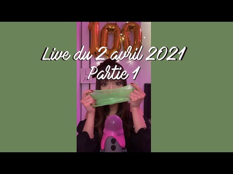🐢 LIVE ASMR (rediffusion TikTok du 02 avril 2021) 🐢 (PARTIE 1)