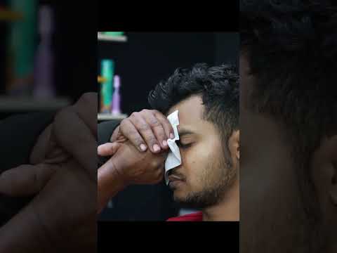 sssshhh Big Eyes Barber Doing Cracking ASMR Massage #shorts