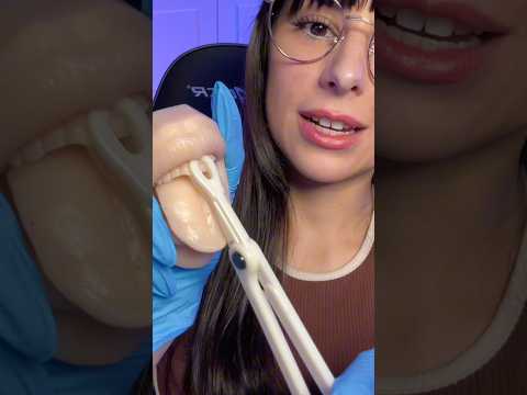 ASMR Piercing Your Tooth 🦷 #asmr #shorts #dentist