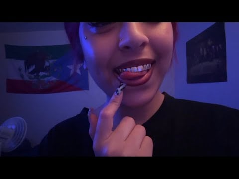 ASMR grillz for people who love mouthsounds 