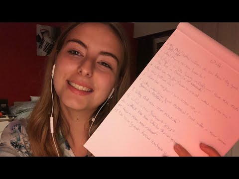 ASMR| Q&A