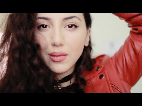 ASMR BIKER CHICK Saving You RP ~ Personal Attention & Leather Sounds