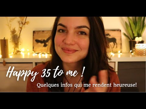 ASMR 35 ANS et quelques infos ❤️ + Unboxing multi-déclencheurs Spiritual Box 😊