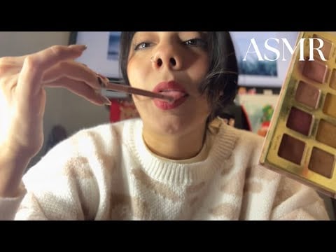 ASMR ☆ CASERO SPIT PAINTING ✨💋 te maquillo con B4B1TA✨