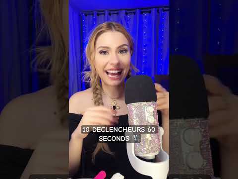 ASMR 10 TRIGGERS 60 SECONDS #shorts #shortsfeed #asmr #asmrfrancais