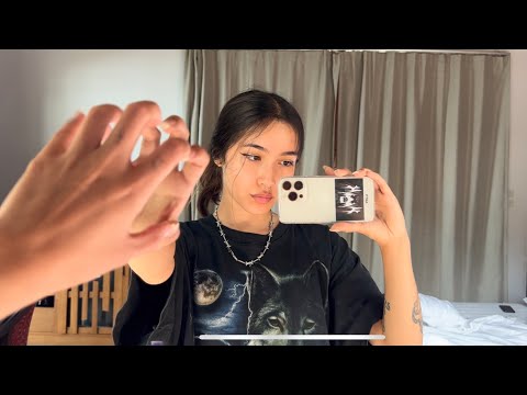 ASMR camera and mirror tapping (lofi)