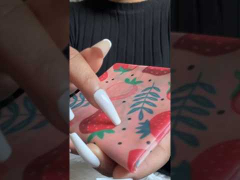 Bees Wax Wrapped Items Tapping & Scratching #asmr #asmrshorts #shorts