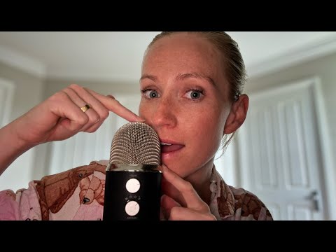 ASMR Holiday Trigger Words ON the Mic!🎄Mouth Sounds OVERLOAD 👄