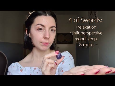 ASMR Reiki for 4 of Swords Energy ｜ Tarot Energy,  Energy healing/work, soft spoken, crystal healing