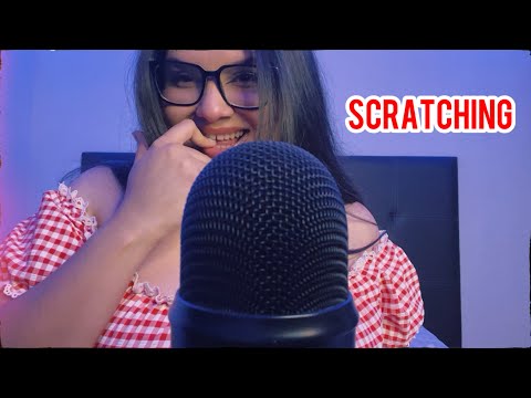 MI PRIMER SCRATCHING | SCRATCHING EN MI BLUSA | MOUTH SOUNDS | ASMR EN ESPAÑOL