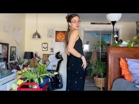 Asmr try on thrift haul ep.2