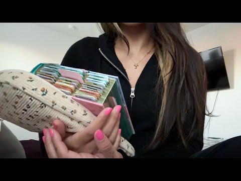 ASMR Tapping on my Bible Supplies | (Kathryn's CV)