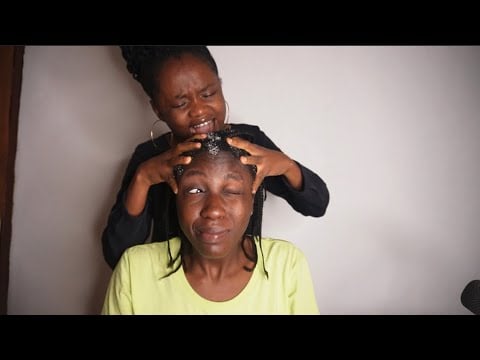 ASMR CONCENTRATIVE SCALP SCRATCHING AND MASSAGE FOR DEEP SLEEP 😴 