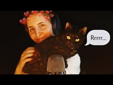 ASMR CHAT et RONRONNEMENTS près du micro 😻
