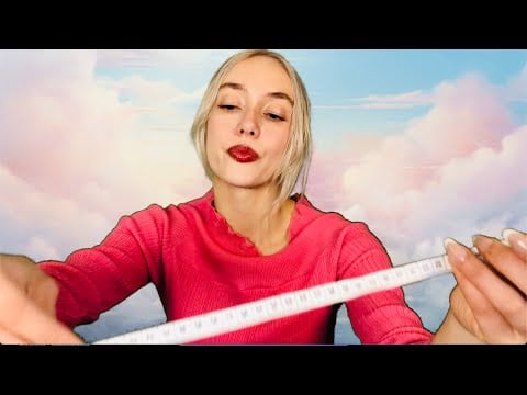 { ASMR } MEASURING YOUR FACE AND TESTING YOUR SENSES