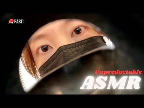 ASMR 😼UNPREDICTABLE RANDOM🏓 [part1] AGGRESSIVE Triggers in Game Room | Lofi Public Fast Tingle