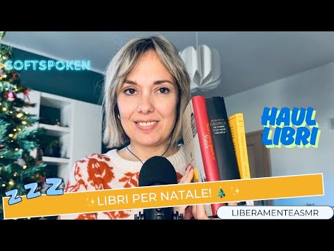 Asmr ita Softspoken Haul ✨Libri per Natale!🎄 ✨#papersounds 
