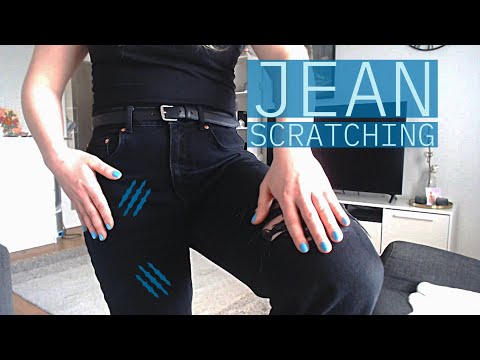 ASMR - Jean scratching and tapping