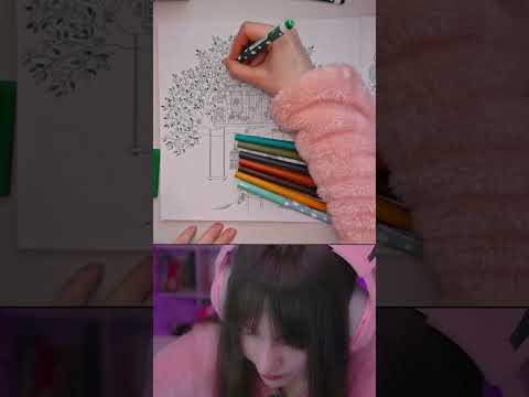 ⭐ASMR Pintando con Marcadores [Sub] Relájate Conmigo un Dia de Lluvia