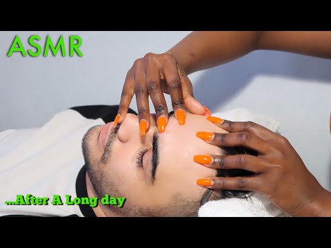 Asmr De-Stress Massage + Light Acupressure