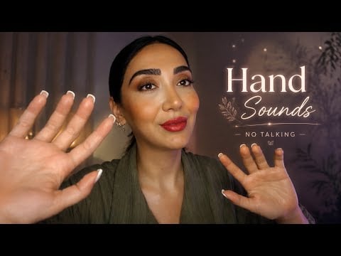 ASMR Wet & Dry Hand Sounds 🤲 No Talking | Tingly & Relaxing 😴