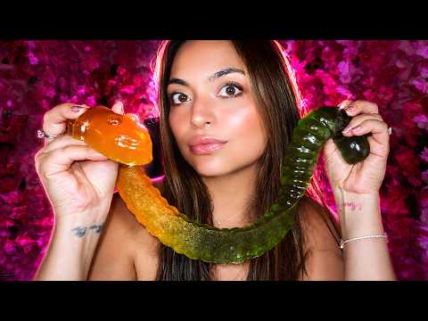 ASMR GIANT Gummy Worm 🪱 You Asked for This SO MUCH! | Sticky Chewing & Mouth Sounds