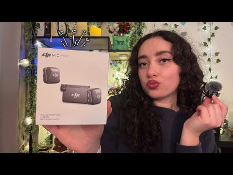 ASMR - NOUVELLE ANNÉE, NOUVEAU MICRO DJI MINI 🎤(le chuchotement de dingue!)