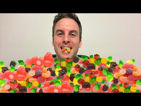 ASMR MUKBANG, Fruity Gummy Candies from Trader Joe’s