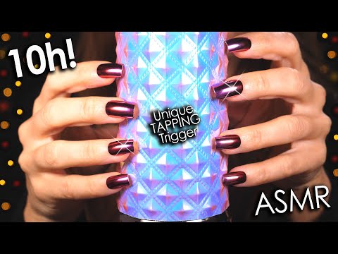 [10 Hours ASMR] Unique TAPPING Trigger to Fall Asleep 😴 (No Talking)