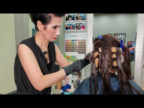 Hair Salon ASMR | Korean Hair Transformation - Beautiful Results