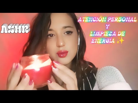 ASMR Roleplay atención personal y limpieza de energía 💆🏻‍♀️