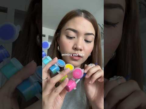 lofi ASMR - painting your face (no talking)