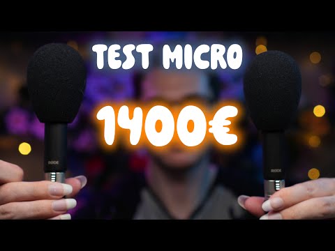 ASMR 4k | Test de micro à 1400€ !😴🧡