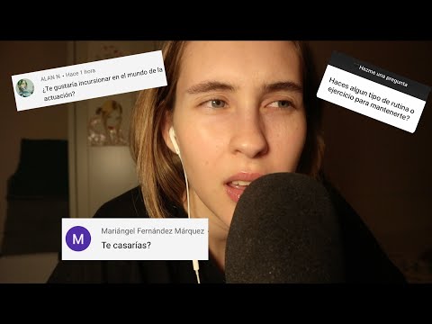 ASMR I RESPONDIENDO VUESTRAS PREGUNTAS