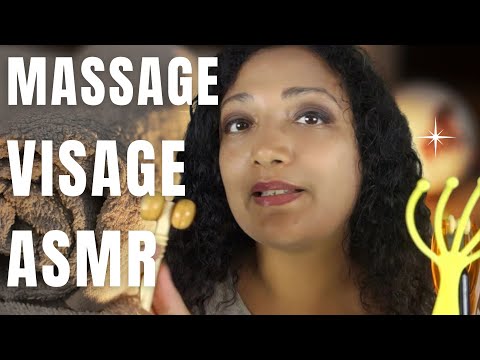 ASMR massage du visage pour dormir 💆 Soin massage visage Doux Bruits de bouche et de mains, Frissons
