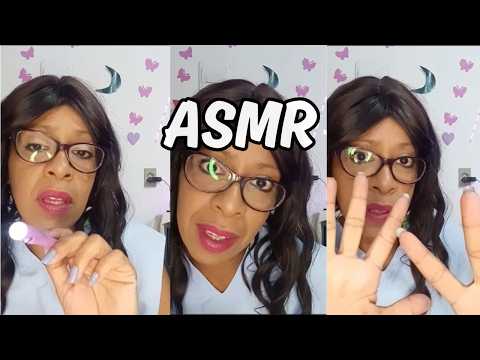 Asmr fazendo seu exame dos nervos cranianos #asmr   #asmrroleplay #asmrbrasil