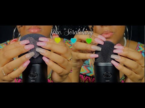 ASMR INTENSE Mic Scratching (Different Items) ~