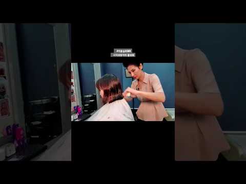미용실ASMR 시각과청각의 활성화 #단발컷트 #겉마름 단발 젊어보이게~Hair salon ASMR visual and hearing activation #Shortcut