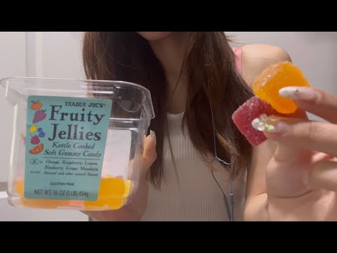 ASMR｜Fruity Jellies Eating Sounds｜TRADER JOE'S（No Talking）