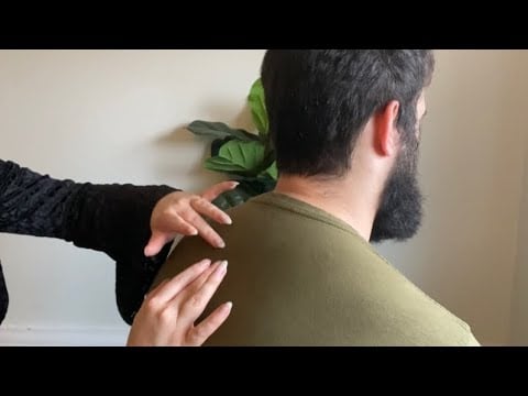 Real person ASMR | light touch massage for relaxation 🌿 (soft-spoken)