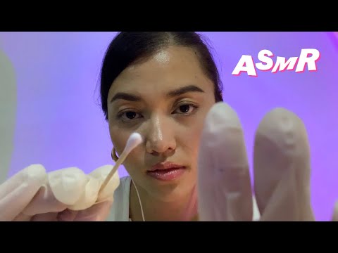 ASMR ⟡ Facial Nerve Exam | Face touching, poking & brushing your face (Malaysia)