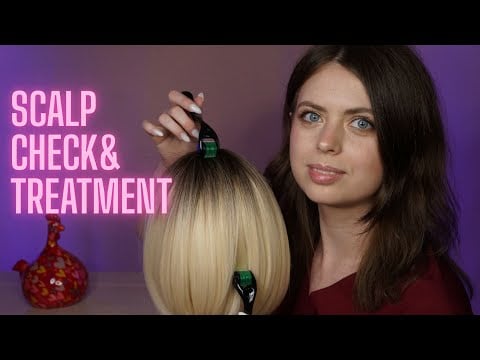 [ASMR] 💊 Professional Hair loss Treatment By Nurse | Medical, Scalp Check, Foam Sounds, Brushing