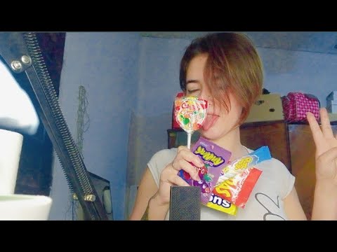 ASMR🎙️comiendo dulces argentino 🍭🍬//sonidos crujientes 👄