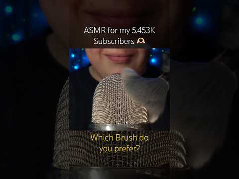 Which Brush do you prefer?? #asmr