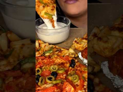 DOMINO’S PIZZA #dominos #asmr #pizza