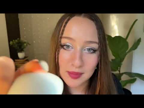 *one minute asmr* doing your makeup (fast and aggressive)