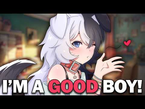 "I Missed Your Scent..." | Needy Puppy-Boy Won't Let You Leave ASMR 🐶  [Ear Scratching] [Sniffing]
