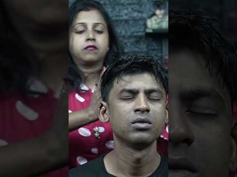 Indulge in Relaxation: Gentle Head Massage ASMR for Sleep #shorts
